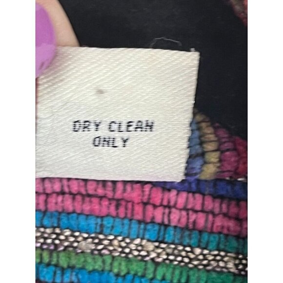 Tantrum Western Jacket L Pink Striped Retro Cowgirl Preppy Boho 80s Retro Cozy - Picture 9 of 11